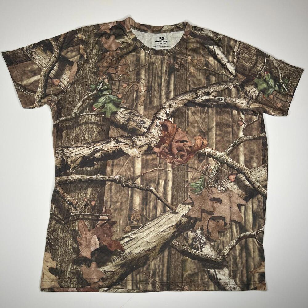 Mossy Oak Camo T-Shirt XL (46–48) Realtree Graphic Tee Hunting Outdoors